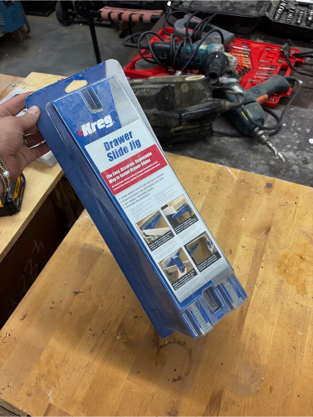 Blue Drawer Slide Jig - Precision Drawer Slide Installation